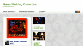 What Greenweddingconsortium.com website looked like in 2013 (10 years ago)