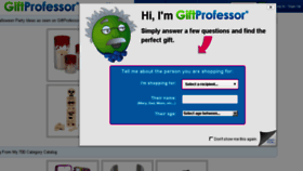 What Giftprofessor.com website looked like in 2013 (10 years ago)