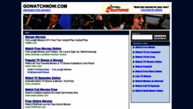 What Gowatchnow.com website looked like in 2013 (10 years ago)