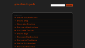 What Greenline-to-go.de website looked like in 2013 (10 years ago)