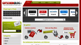 What Gutscheinblog.eu website looked like in 2013 (10 years ago)