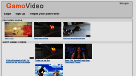 What Gamovideo.com website looked like in 2013 (10 years ago)
