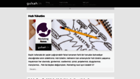 What Gulsah.in website looked like in 2013 (10 years ago)