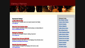 What Glamourfashion.com website looked like in 2013 (10 years ago)