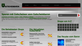 What Gutscheinbaron.de website looked like in 2013 (10 years ago)