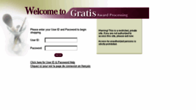 What Gratisawards.com website looked like in 2013 (10 years ago)