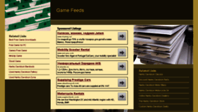 What Gamefeeds.com website looked like in 2013 (10 years ago)