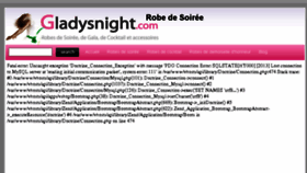 What Gladysnight.com website looked like in 2013 (10 years ago)