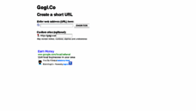 What Gogl.co website looked like in 2013 (10 years ago)