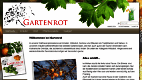 What Gartenrot.de website looked like in 2013 (10 years ago)