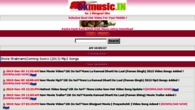 What Gkmusic.in website looked like in 2013 (10 years ago)
