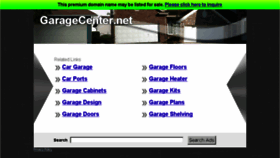 What Garagecenter.net website looked like in 2013 (10 years ago)
