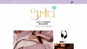 What Giu-lia.com website looked like in 2013 (10 years ago)
