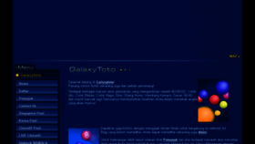 What Galaxytoto.com website looked like in 2013 (10 years ago)