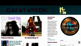 What Gogalavanting.com website looked like in 2013 (10 years ago)