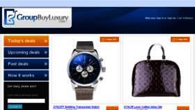 What Groupbuyluxury.com website looked like in 2014 (10 years ago)