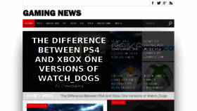 What Gamingnews.in website looked like in 2014 (10 years ago)