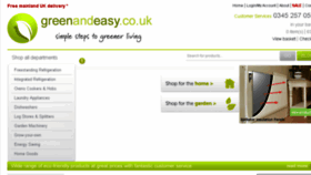 What Greenandeasy.co.uk website looked like in 2014 (10 years ago)