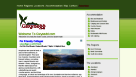 What Gwynedd.com website looked like in 2014 (10 years ago)
