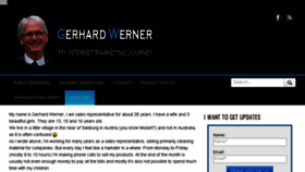 What Gerhardwerner.com website looked like in 2014 (10 years ago)
