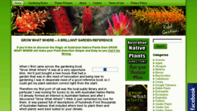 What Gardeningnativeplants.com website looked like in 2014 (10 years ago)