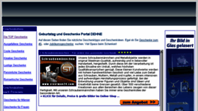 What Geburtstag-und-geschenke-portal-dehne.de website looked like in 2014 (10 years ago)
