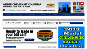 What Georgeweberchevy.com website looked like in 2014 (10 years ago)