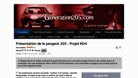 What Generation205.com website looked like in 2014 (10 years ago)