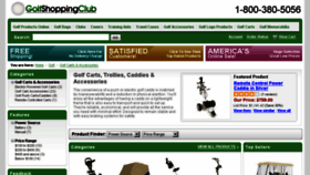 What Golfcartshowcase.com website looked like in 2014 (10 years ago)