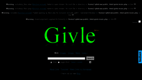 What Givle.com website looked like in 2014 (10 years ago)