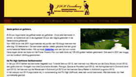 What Golftour.nl website looked like in 2014 (10 years ago)