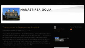 What Golia.ro website looked like in 2014 (10 years ago)