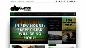 What Gamition.com website looked like in 2014 (10 years ago)