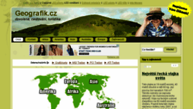 What Geografik.cz website looked like in 2014 (10 years ago)