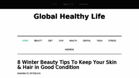 What Globalhealthylife.com website looked like in 2014 (10 years ago)