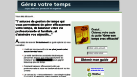 What Gestiondutemps.org website looked like in 2014 (10 years ago)