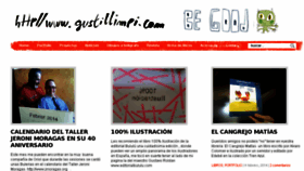 What Gustillimpi.com website looked like in 2014 (10 years ago)