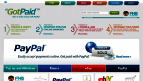 What Gotpaid.co.za website looked like in 2014 (10 years ago)
