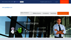 What Guadagna.com website looked like in 2014 (10 years ago)