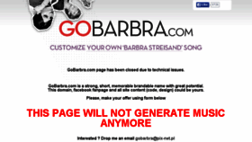 What Gobarbra.com website looked like in 2014 (10 years ago)