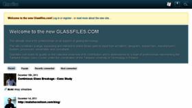 What Glassfiles.com website looked like in 2014 (10 years ago)