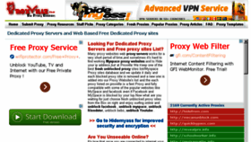 What Getproxy.org website looked like in 2014 (10 years ago)