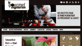 What Gourmet-vegetarien.com website looked like in 2014 (10 years ago)
