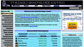 What Grandexchangecentral.com website looked like in 2014 (10 years ago)