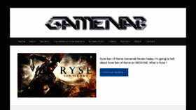 What Gamenab.net website looked like in 2014 (10 years ago)