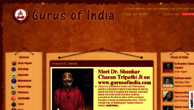 What Gurusofindia.com website looked like in 2014 (10 years ago)