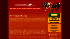 What Greyhoundrace.com website looked like in 2014 (10 years ago)