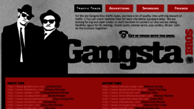 What Gangstabros.com website looked like in 2014 (10 years ago)