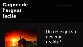 What Gagnerdelargentfacile.fr website looked like in 2014 (9 years ago)