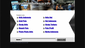 What Gosipartisindonesia.info website looked like in 2014 (9 years ago)